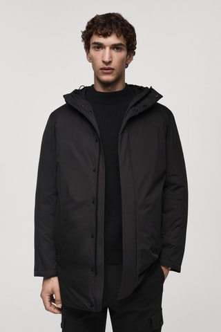 Parka matelassée imperméable avec rembourrage Thermore® - Anthracite