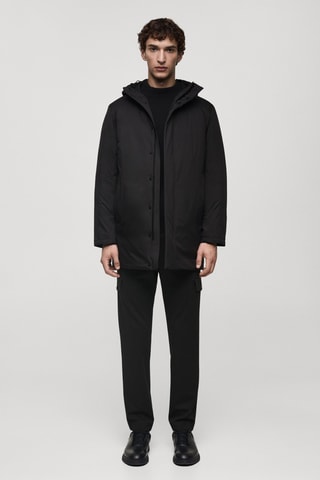 Parka matelassée imperméable avec rembourrage Thermore® - Anthracite