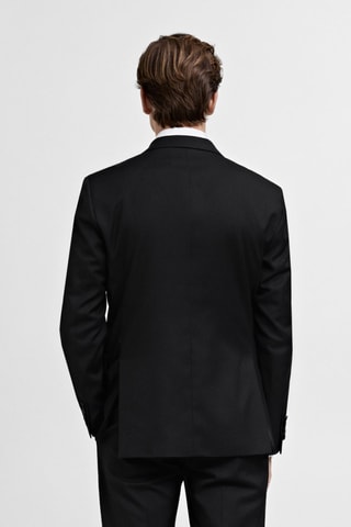 Veste costume smoking slim-fit - Noir