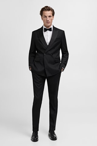 Veste costume smoking slim-fit - Noir