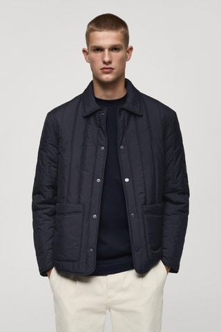 Veste matelassée hydrofuge - Bleu marine