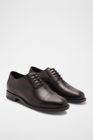 Chaussures costume cuir - Marron foncé