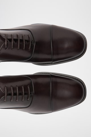 Chaussures costume cuir - Marron foncé