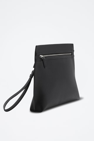 Sac porté main similicuir - Noir