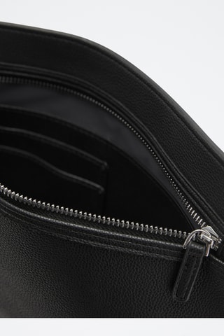 Sac porté main similicuir - Noir