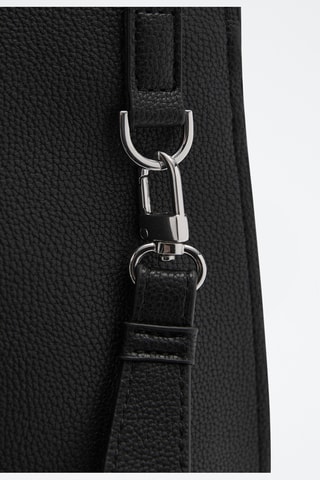 Sac porté main similicuir - Noir