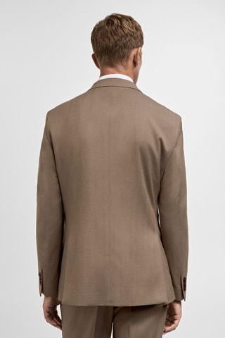 Veste costume slim-fit tissu comfort stretch - Beige