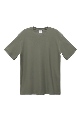T-shirt structuré regular-fit - Vert