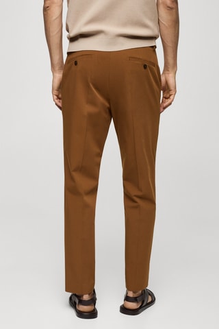 Pantalon de costume slim fit - Orange foncé