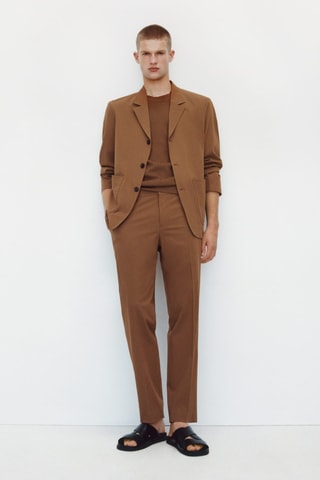 Pantalon de costume slim fit - Orange foncé