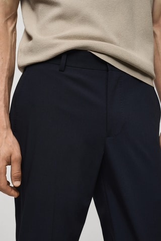 Pantalon de costume slim fit - Bleu marine