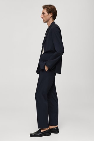 Pantalon de costume slim fit - Bleu marine