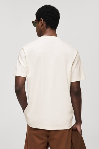 T-shirt regular-fit 100 % coton - Écru