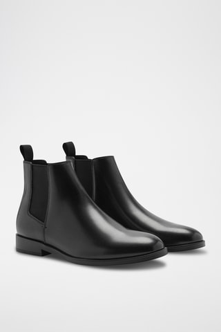 Chelsea boots similicuir - Noir