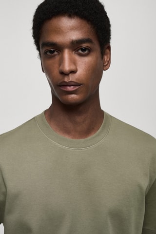 T-shirt regular-fit 100 % coton - Vert