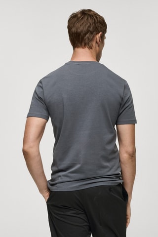 T-shirt coton stretch - Gris