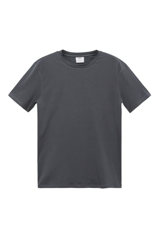 T-shirt coton stretch - Gris