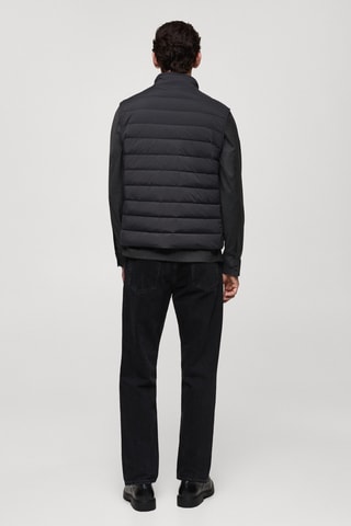 Gilet matelassé rembourrage plumes - Anthracite