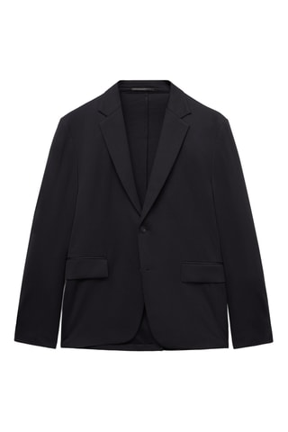Veste costume infroissable tissu stretch - Bleu marine