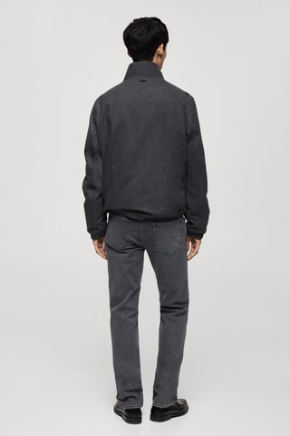 Blouson laine regular-fit - Anthracite