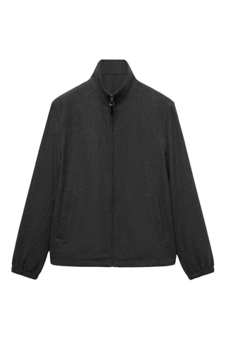 Blouson laine regular-fit - Anthracite