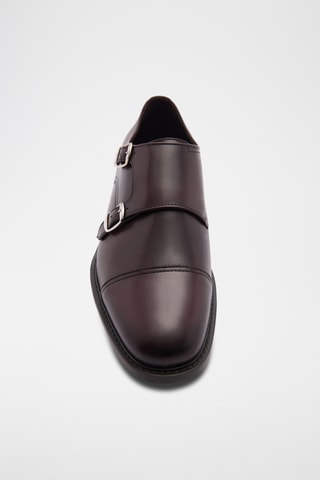 Chaussures costume cuir - Marron foncé