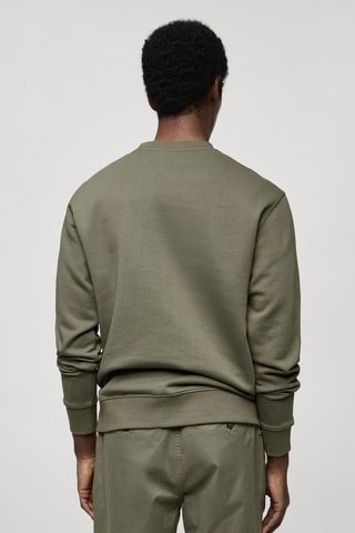 Sweat-shirt regular-fit 100 % coton - Vert