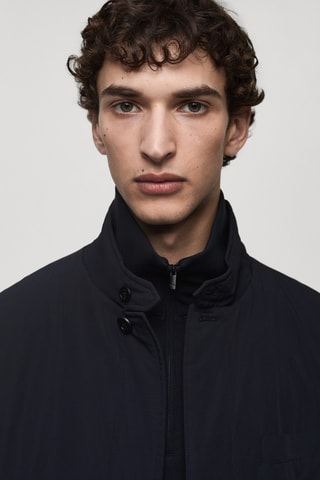 Veste imperméable rembourrage Thermore® - Bleu marine