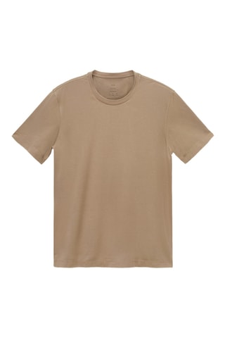 T-shirt extensible infroissable - Marron