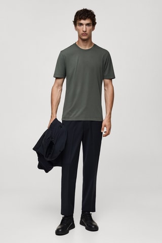 T-shirt extensible infroissable - Vert