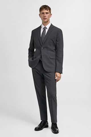 Veste costume París super slim-fit - Gris chiné