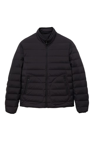 Veste matelassée rembourrage plumes - Anthracite