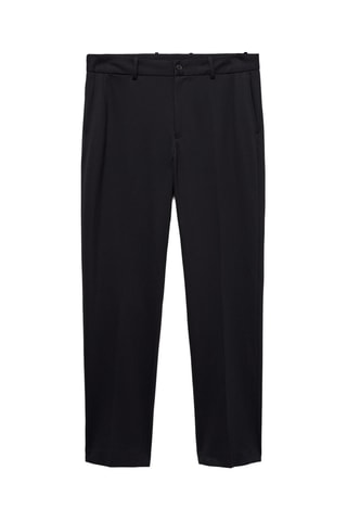 Pantalon costume infroissable tissu stretch - Bleu marine