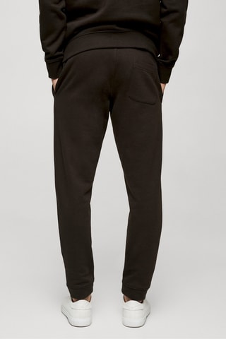 Jogging coton cordon - Chocolat