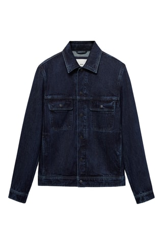 Blouson en jean poches - Bleu marine