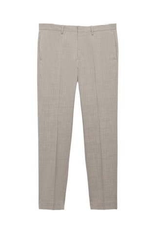 Pantalon costume Parí super slim-fit - Gris clair chiné