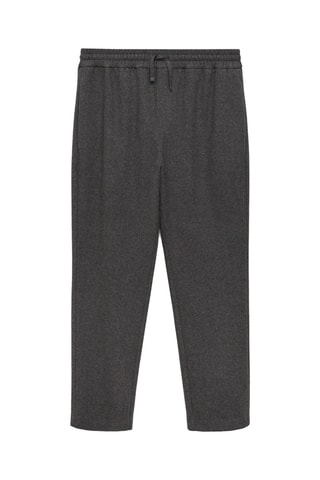 Jogging flanelle cordon - Anthracite