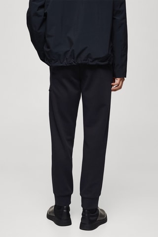 Pantalon jogger à structure anti-odeur - Bleu marine