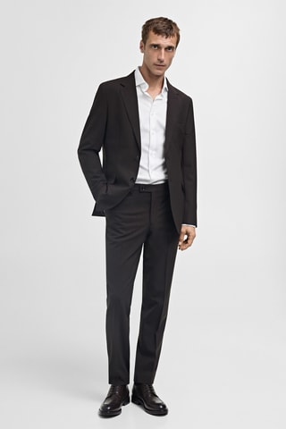 Chemise slim fit 100 % coton - Blanc