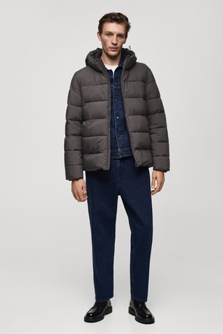 Anorak matelassé imperméable thermorégulateur - Gris