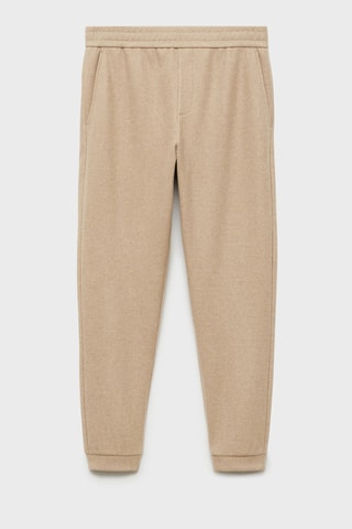 Jogging flanelle cordon - Beige