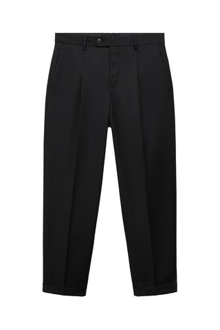 Pantalon de costume regular fit - Noir