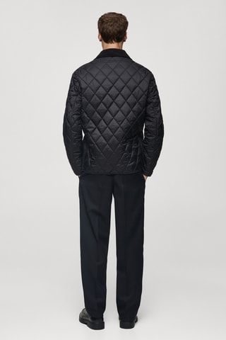 Veste matelassée résistante à l'eau - Bleu marine