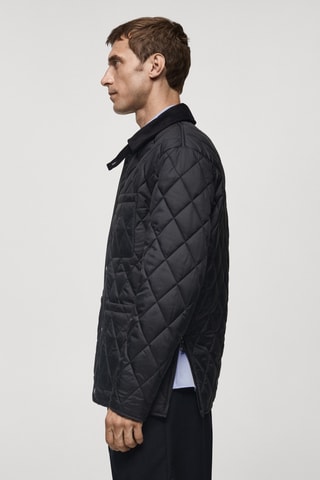 Veste matelassée résistante à l'eau - Bleu marine