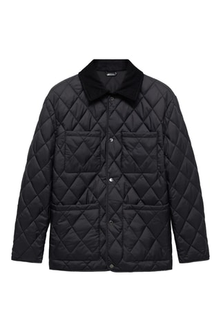 Veste matelassée résistante à l'eau - Bleu marine