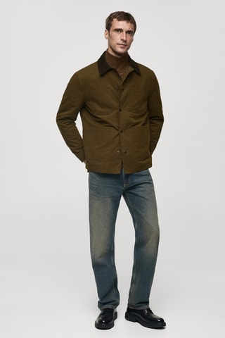 Blouson coton résistant à l'eau - Kaki