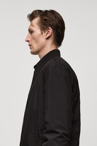 Bomber matelassé regular-fit - Noir