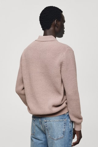 Polo maille coton - Lavande