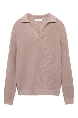 Polo maille coton - Lavande