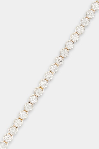Armband Rivière Geelgoud en Diamanten